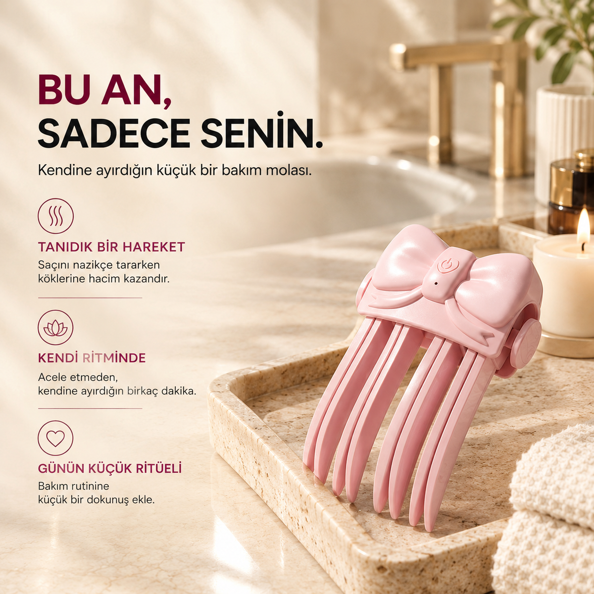 AEROVA™ Isıtmalı Saç Kökü Hacimlendirici Klips